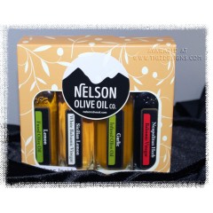 Caesar Pack 4 x 60ml with Recipes | Nelson Olive Oil Co